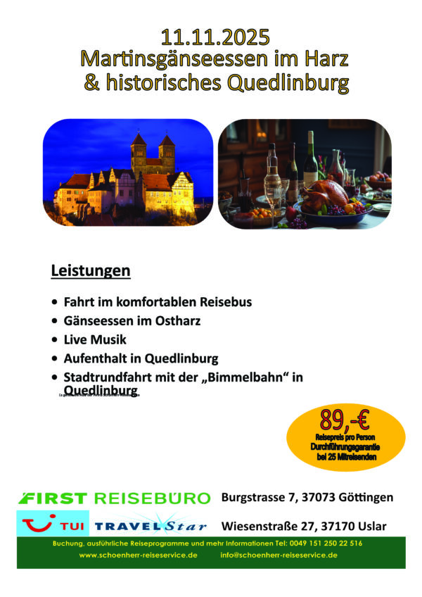 251111.Martinsgänseessen&Quedlinburg