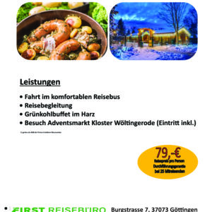 251129.Grünkohlbuffet & Adventsmarkt Wöltingerode