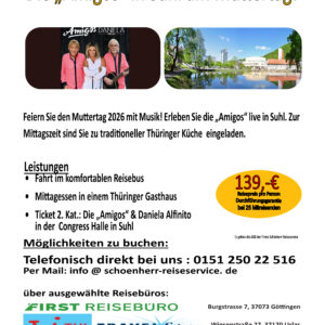 10.05.2026 Die "Amigos" in Suhl