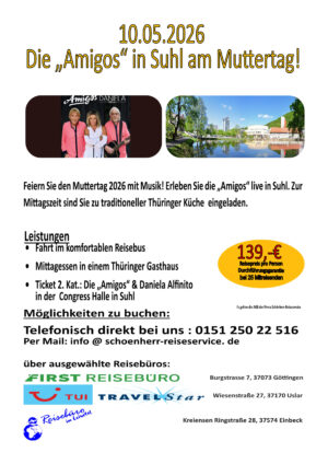 10.05.2026 Die "Amigos" in Suhl