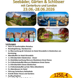 Vereinigtes Königreich; Schlösser & Gärten